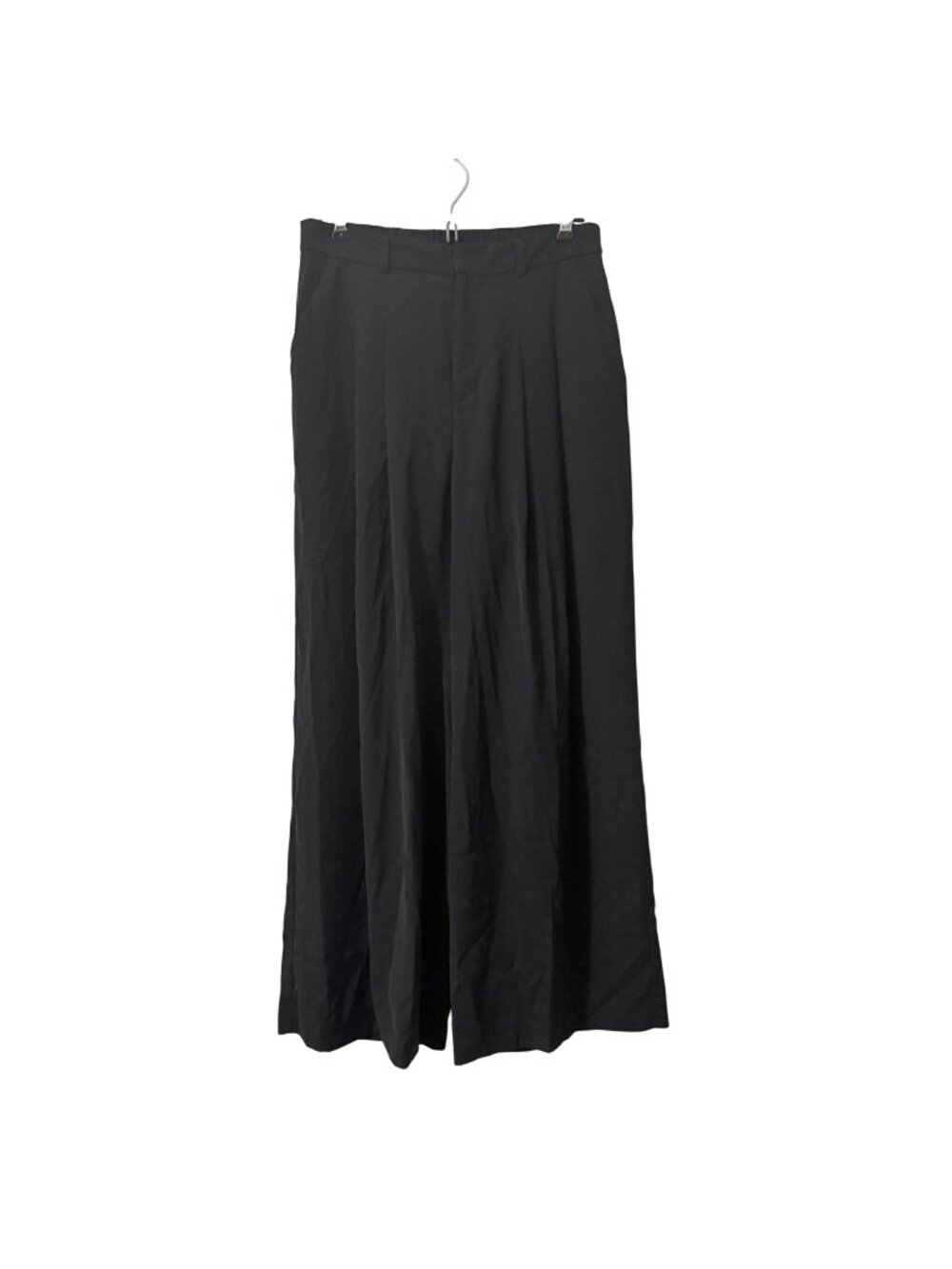 Maeve The Avery Black Pleated Wide Leg Trouser Pants Womens Size Small